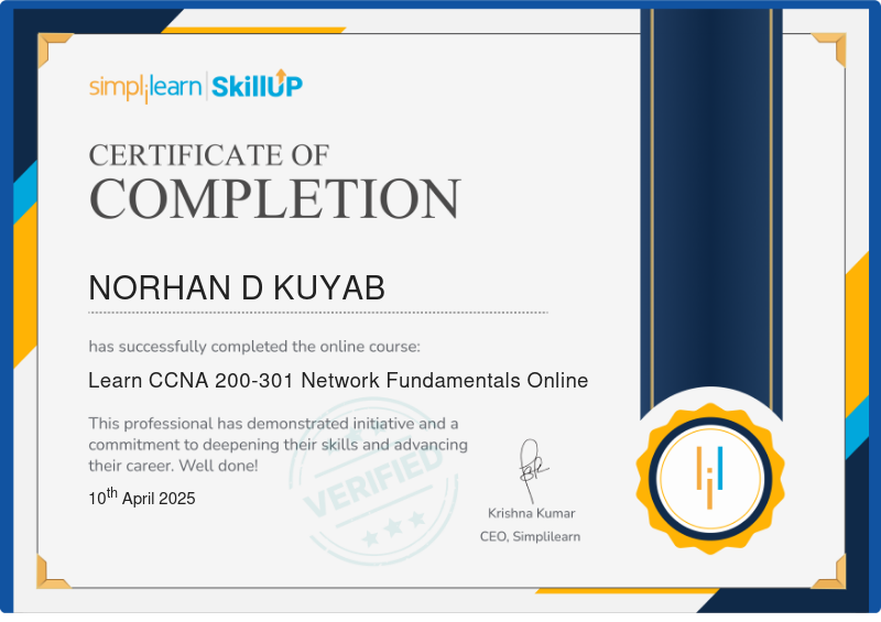 Certificate 1